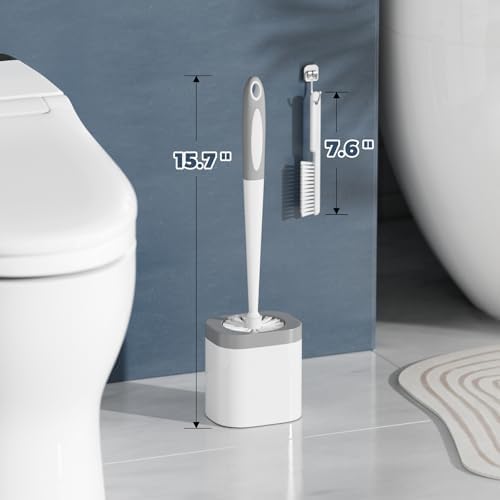 Holaloha 4 Pack Toilet Brush and Holder Set