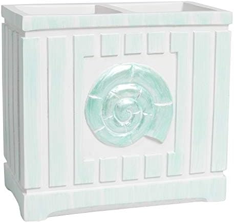 Sweet Home Collection Beach Shells Bathroom Accessories Set