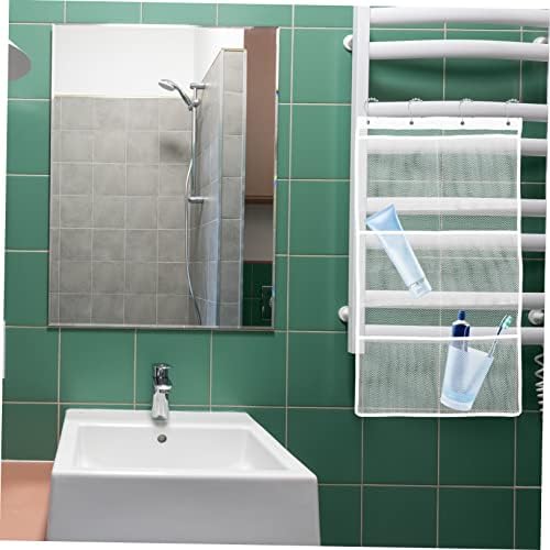 JECOMPRIS Shower Mesh Organizer with 6 Pockets