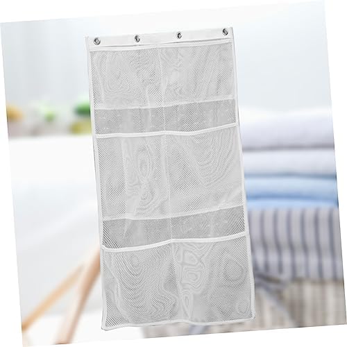 Levemolo Mesh Hanging Bag 6 Pocket Bathroom Organizer