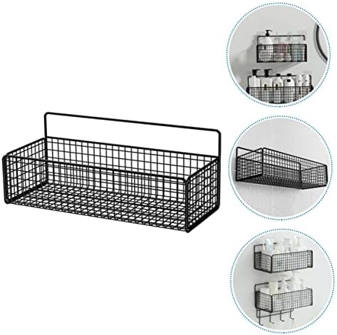 Collbath Shower Basket Wall Mounted Organizer No Drilling