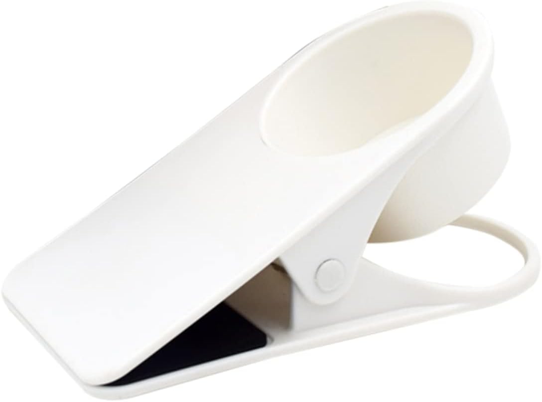Luxshiny Saucer Clip for Desk and Bathroom Use