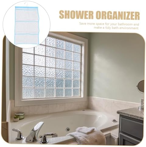 PENIKOKO Space Saving Shower Organizer Quick Dry Mesh with Single Hook 1