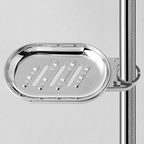 EAJORN 22mm ABS Soap Dish Box Holder for Sliding Bathroom