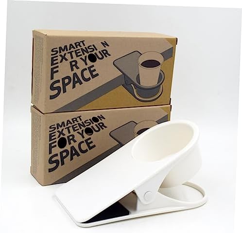 PRETYZOOM Universal Cup Holder Clip for Desk and Table