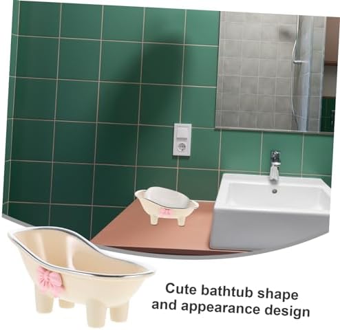 Cute Bathtub Shaped Soap Holder for Bathroom Decor