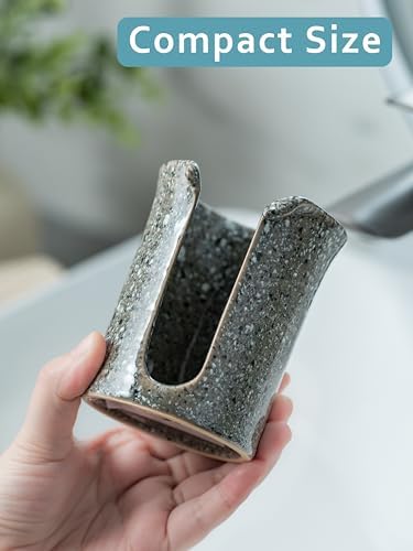 YHOJOY Ceramic Cup Holder for 3 Oz Bathroom Cups
