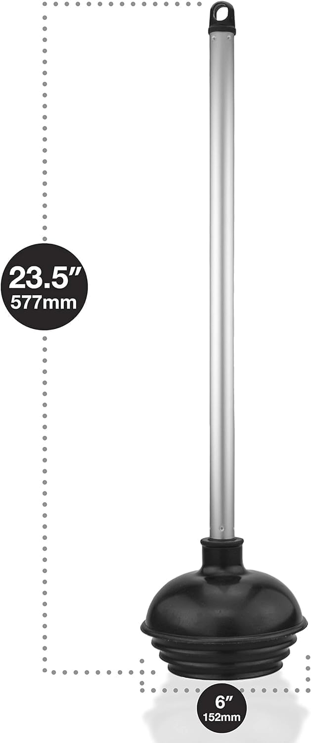 NEIKO 4 Pack Toilet Plungers with Patented All-Angle Design
