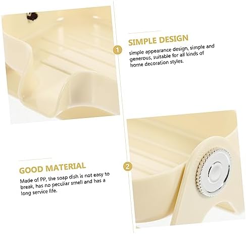 Self Draining Soap Holder Elegant Bathroom Kitchen Sink Dish