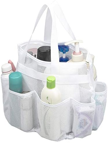 ALYER Large Mesh Shower Tote with Inner Compartment