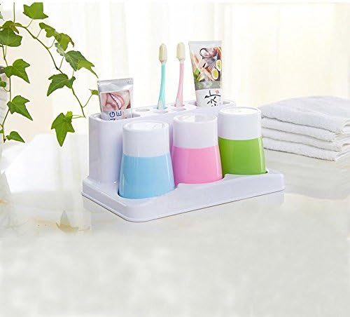 Eslite Toothbrush Toothpaste Holder Stand for Bathroom