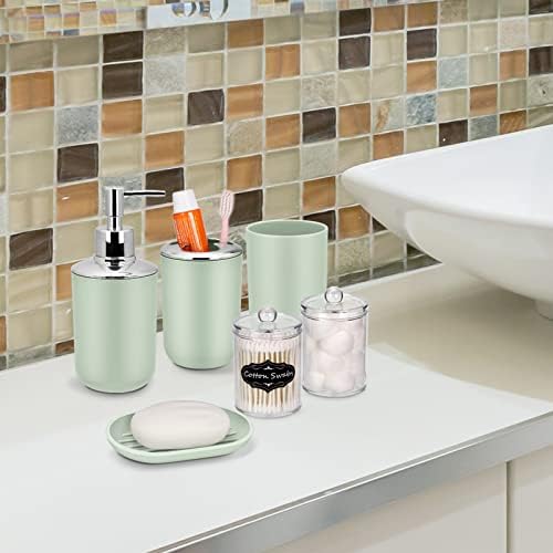 IMAVO 9-Piece Grey Bathroom Accessory Set