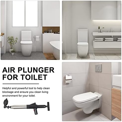 DOITOOL High Pressure Air Drain Plunger Set for Toilets and Sinks