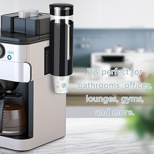 MYITYARD Cup Dispenser Wall Mount Black