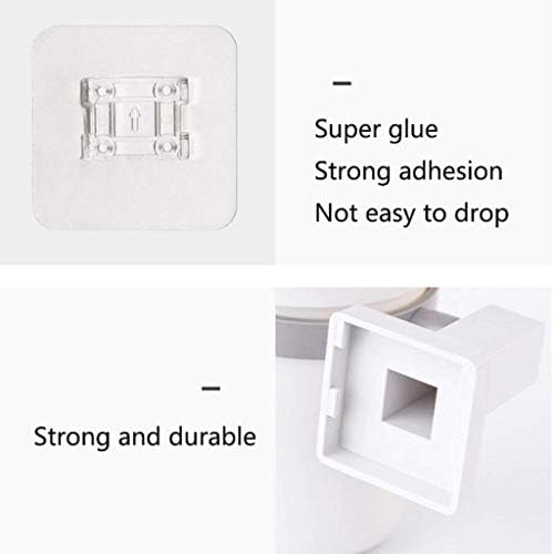 SPOUR Wall-Mounted Toilet Brush Holder with 304 Stainless Steel Handle