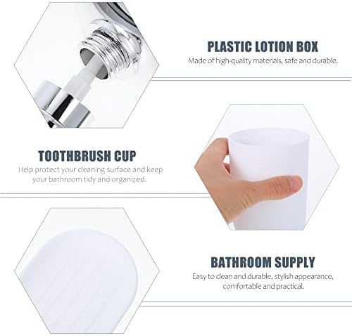 FOMIYES 1 Set White Bathroom Accessories Kit