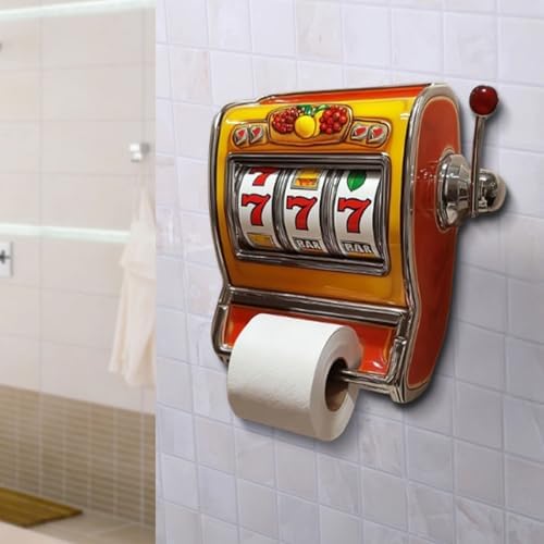 Retro Vegas Slot Machine Toilet Paper Holder