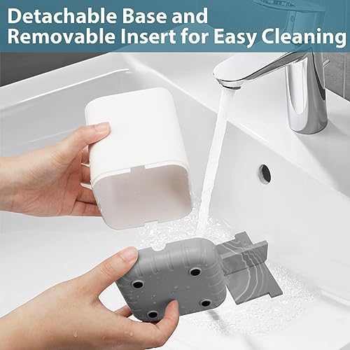 Boperzi Toothbrush Holder with Drain and 3 Slots