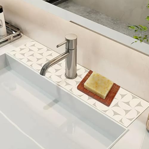 Red Natural Travertine Soap Dish with Feet