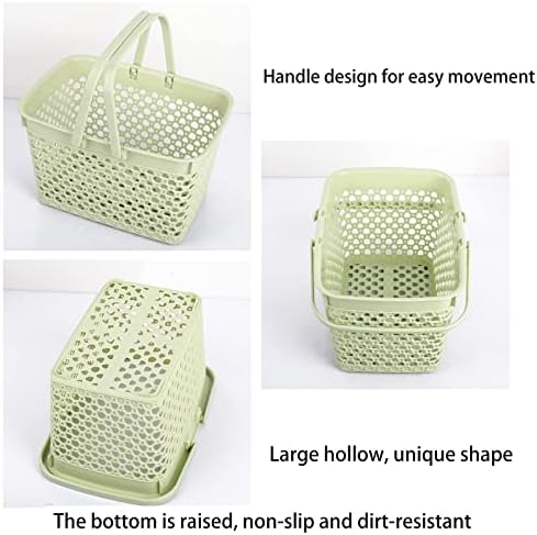 Anyoifax Green Portable Shower Caddy Basket with Handles