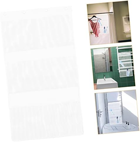 BUGUUYO Easy Install Mesh Shower Organizer Bag 6 Pockets