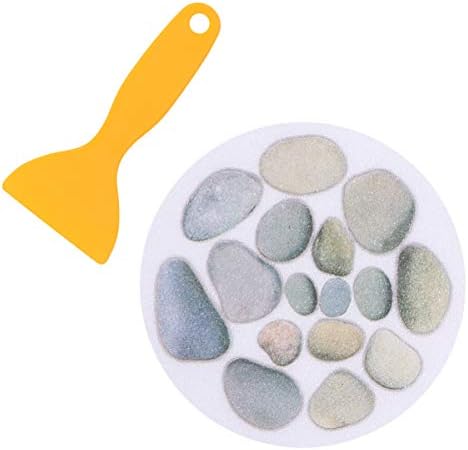 Cabilock 4 Pack Anti-Slip Bathtub Stickers with Scraper