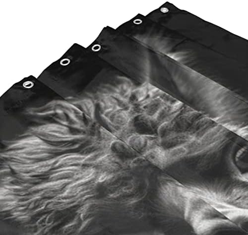 TIYAANDSY Alpaca Boho Shower Curtain Set 72x72in