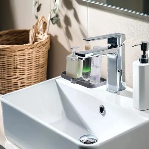 YZEOKAC 2-Piece Silicone Soap Dish with Drain and Holder