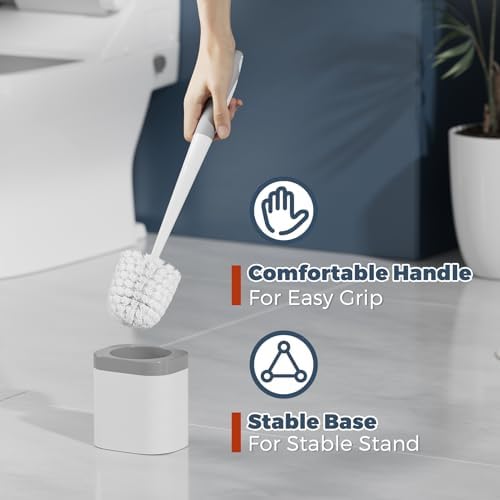 Holaloha 2 Pack Toilet Brush and Holder Set