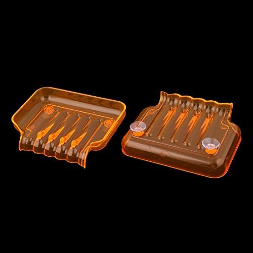 Plastic Cup Holder Storage Box 2pcs Orange
