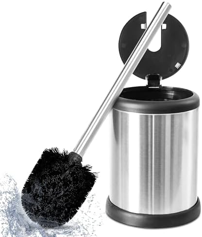 UMIEN Toilet Brush with Lid and Canister