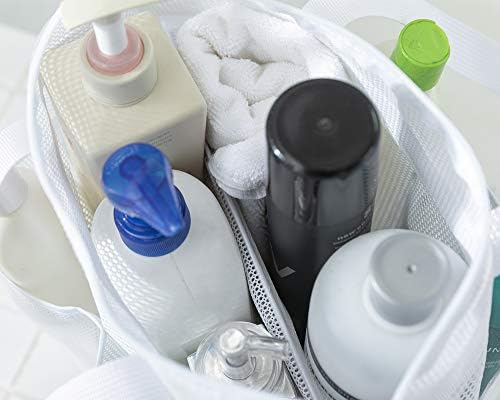 ALYER Large Mesh Shower Tote with Inner Compartment