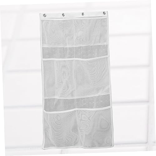 Hanging Mesh Pockets Shower Organizer Bag for Shampoo Conditioner and Toys