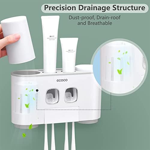 VNYIFAN Multifunctional Wall Mounted Toothbrush Holder Set