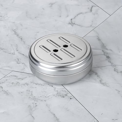 Pack of 2 Waterproof Aluminum Soap Dish with Drip Rack