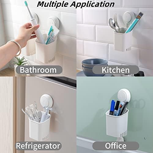LEVERLOC Suction Toothbrush Holder 2 Pack 1