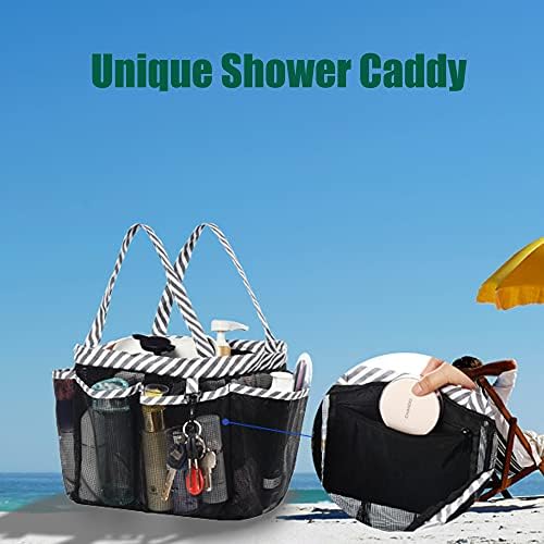 WEHUSE Extra Large Mesh Shower Caddy with Waterproof Inner Bag