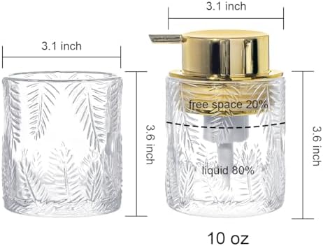 Fvstar Glass Bathroom Accessories Set 2pcs
