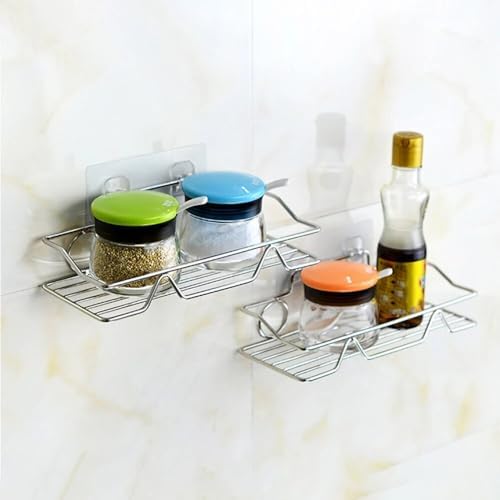 BAHELS Stainless Steel Shower Caddy Adhesive No Drilling