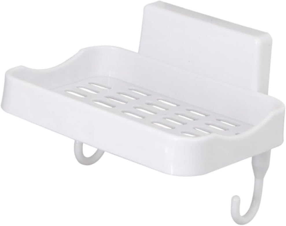 Holibanna Wall-Mounted Soap Dish Holder with Suction Cup