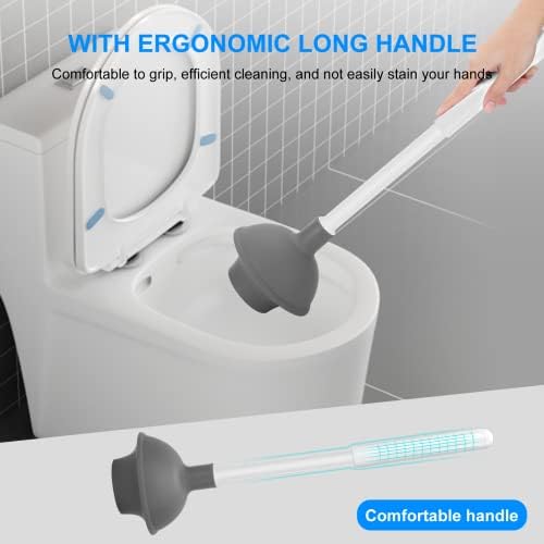 SetSail Toilet Brush and Plunger Set with Caddy - White
