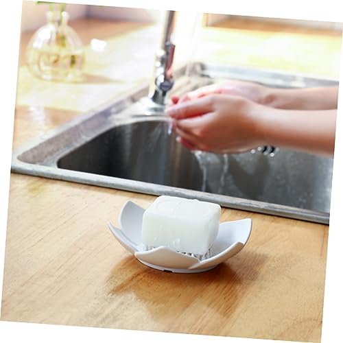 MAGICLULU Silicone Flower Soap Dish Drain Holder