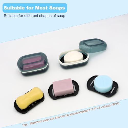 Travel Soap Container with Lid Portable Bar Soap Holder