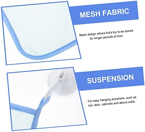MAGICLULU Hanging Mesh Shower Organizer Bag for Family and Kids