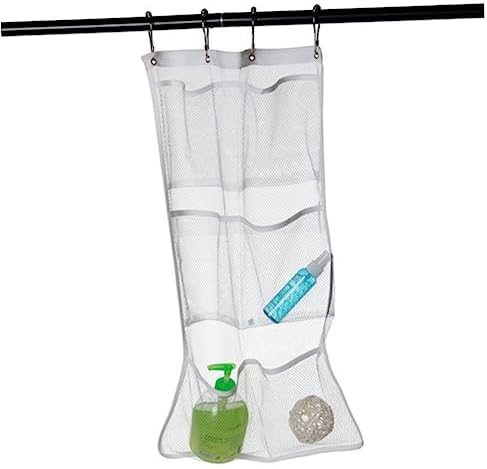 GLEAVI Quick Dry Mesh Shower with Hanging Organizer