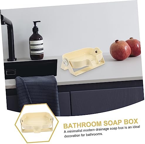 Amosfun Self-Draining Soap Dish Sponge Holder