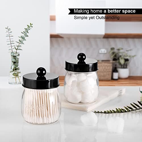 SheeChung Farmhouse Decor Apothecary Jar Set 2 Pack