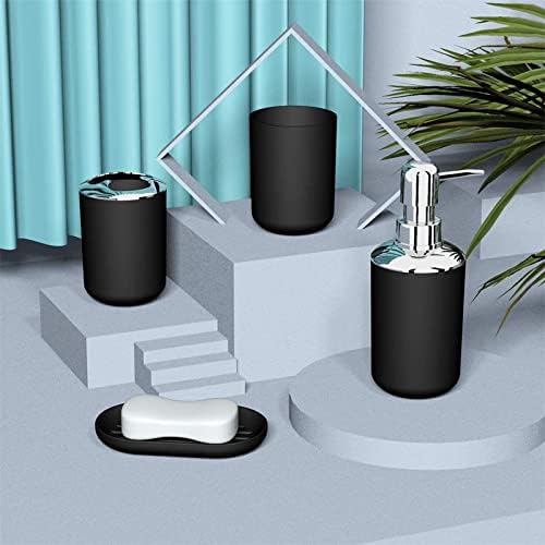 CENGNIAN 4 Piece Bathroom Accessories Set - Black