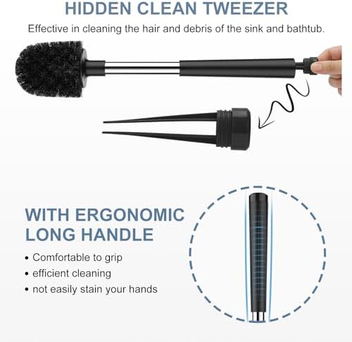 SetSail Toilet Brush with Auto Lid Holder