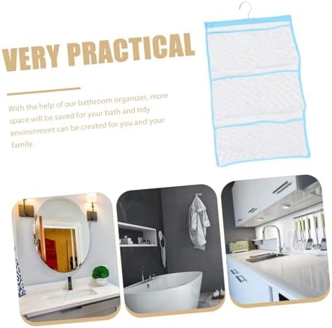 PRETYZOOM Shower Organizer with 6 Mesh Pockets